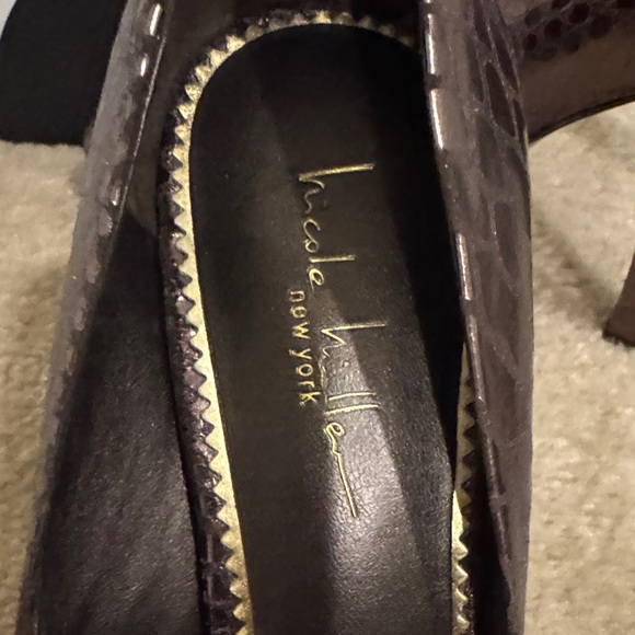 Nicole Miller Metallic Brown Heels - Picture 5 of 9
